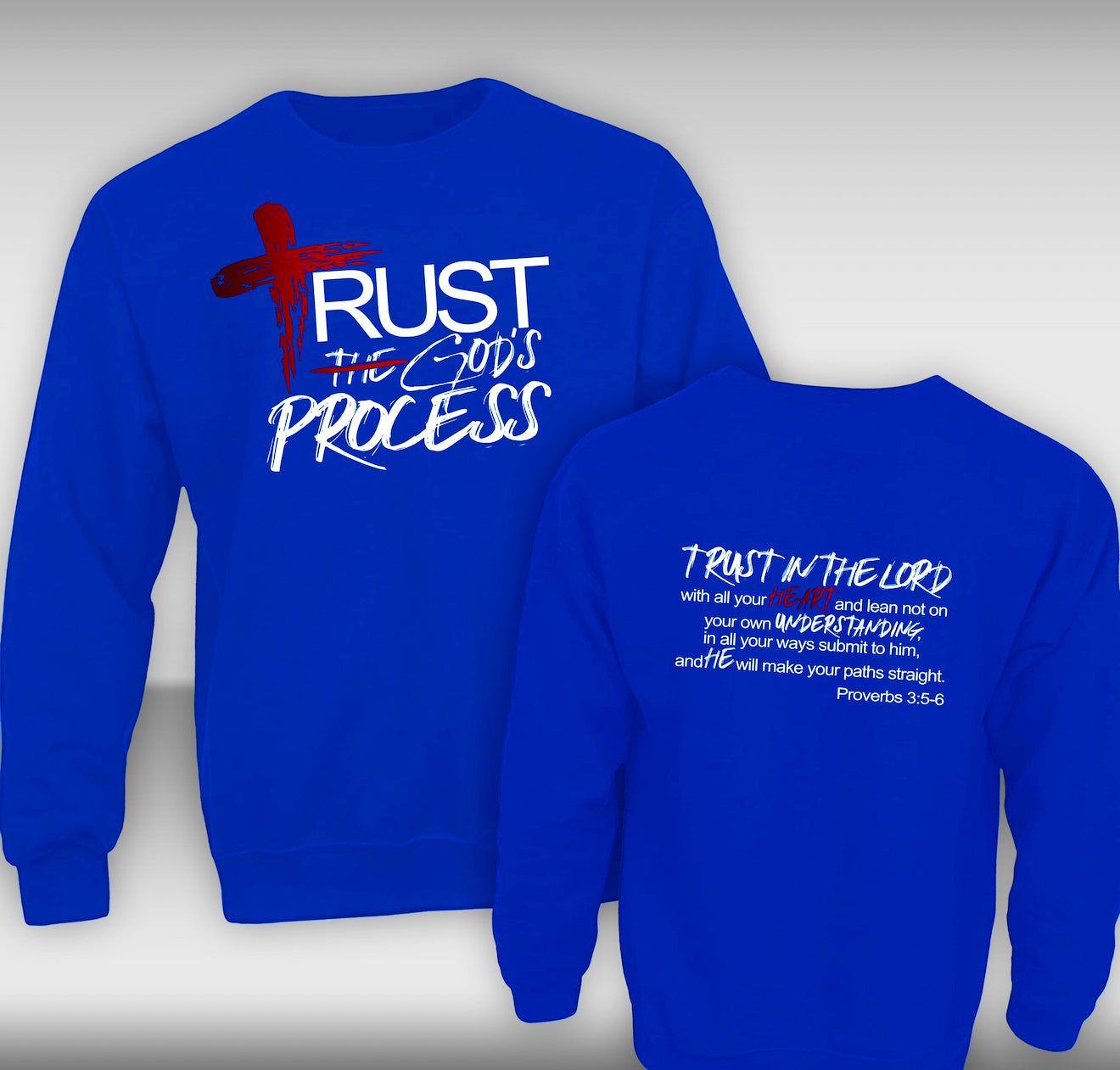 TRUST GOD'S PROCESS SWEATSHIRT